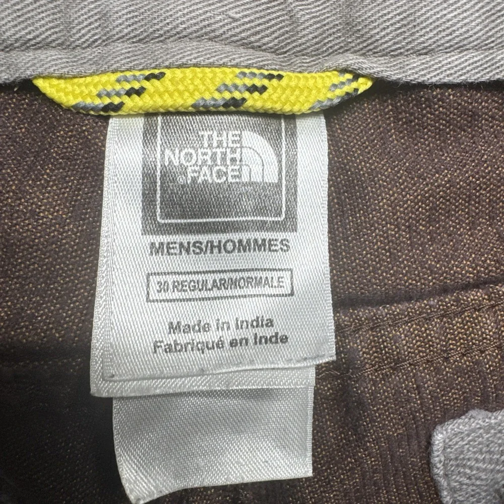 The North Face Brown Corduroy Pants Outdoor Hiking Workwear Mens 30 Straight Fit